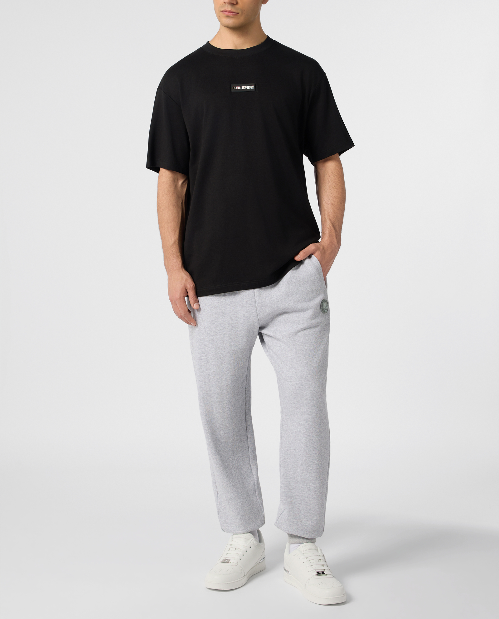 Czarny t-shirt z logo Scratch - Image #2