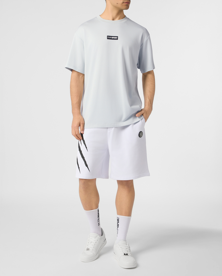 Błękitny t-shirt z logo Scratch - Image #3