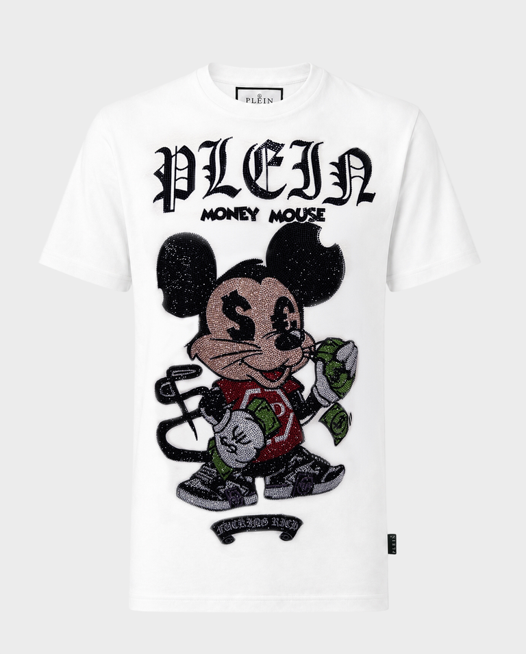 Biały t-shirt Money Mouse
