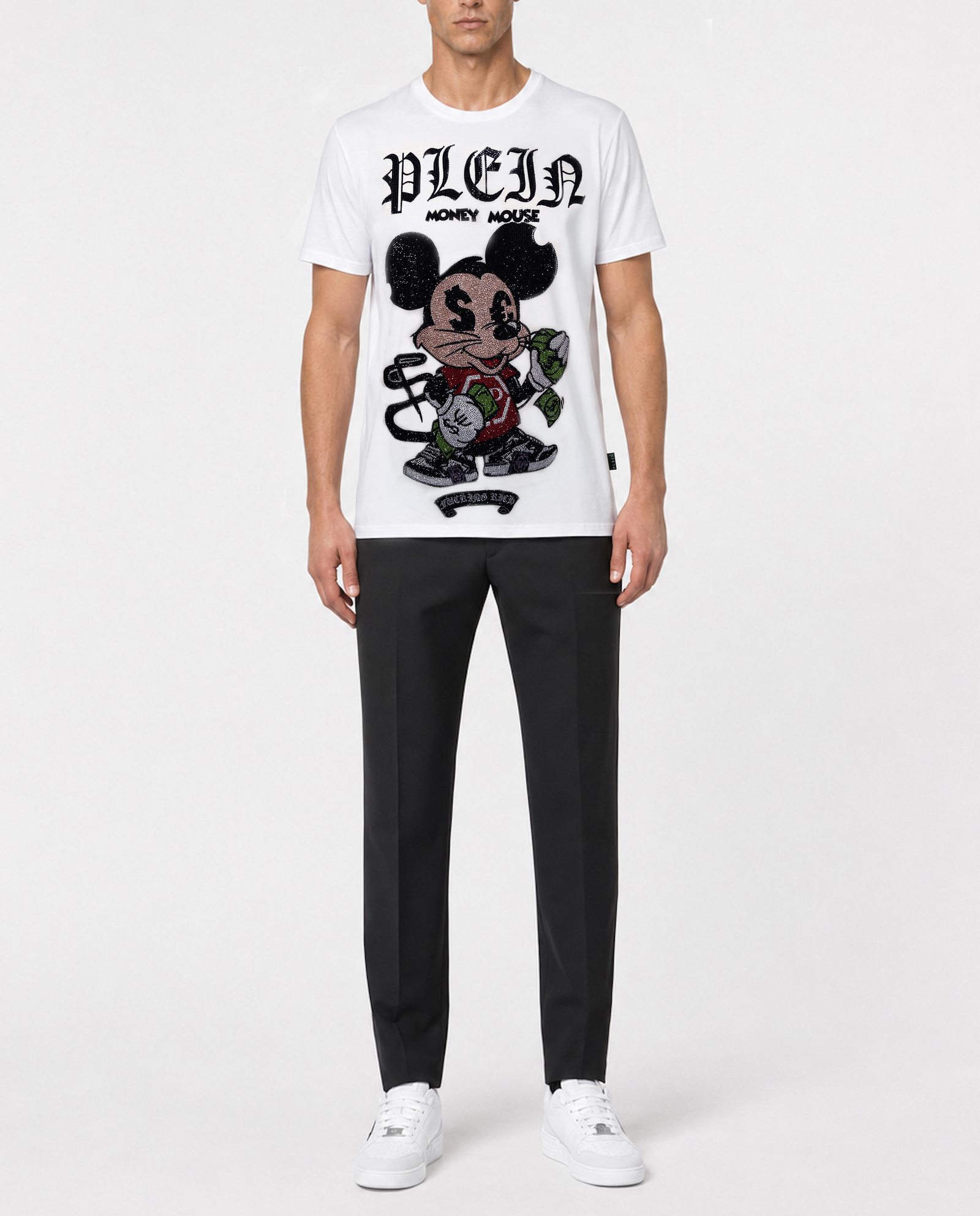 Biały t-shirt Money Mouse - Image #3