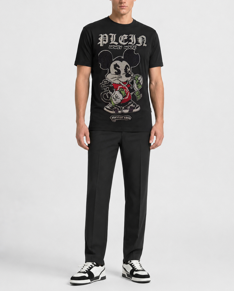 Czarny t-shirt Money Mouse - Image #2