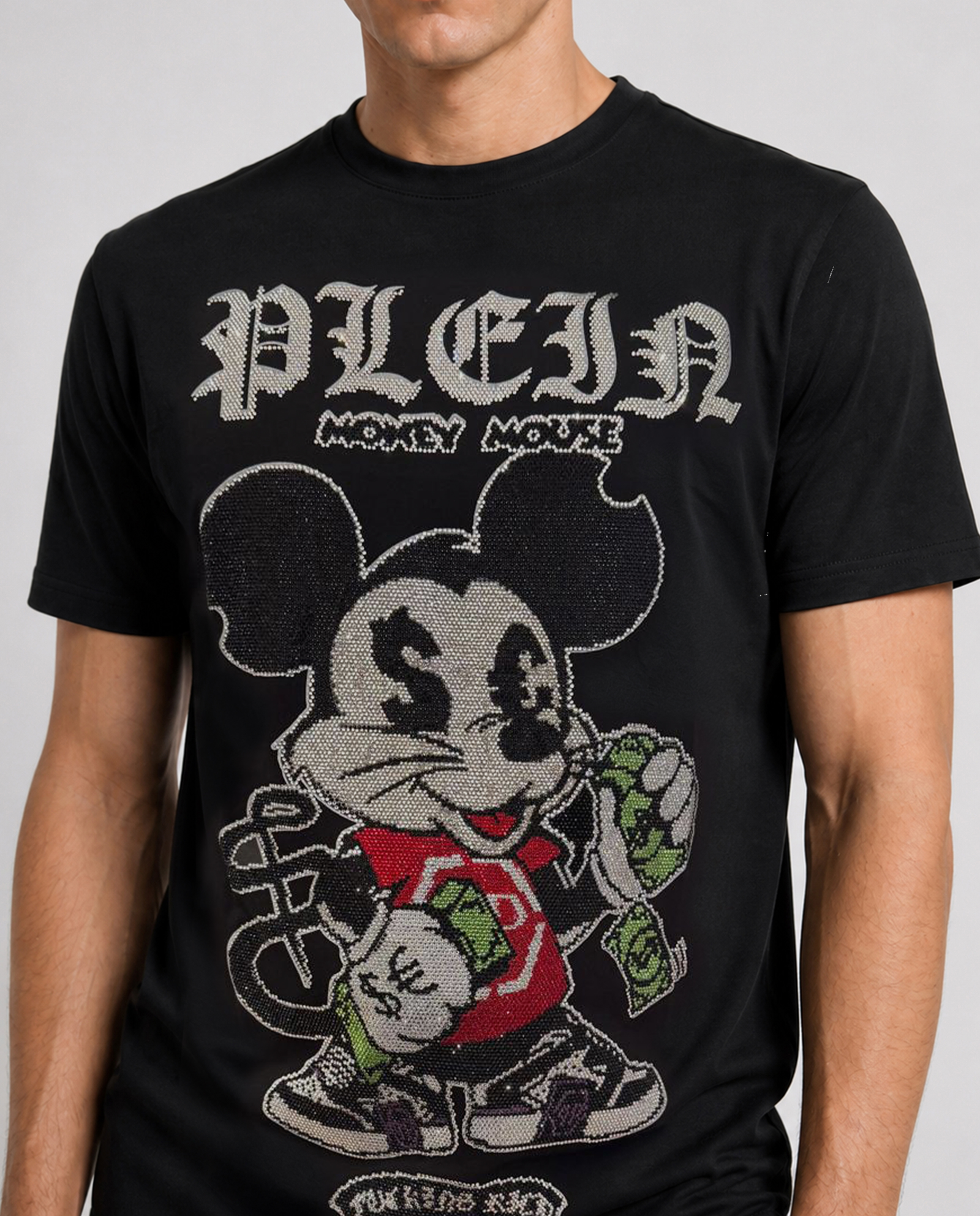 Czarny t-shirt Money Mouse - Image #3
