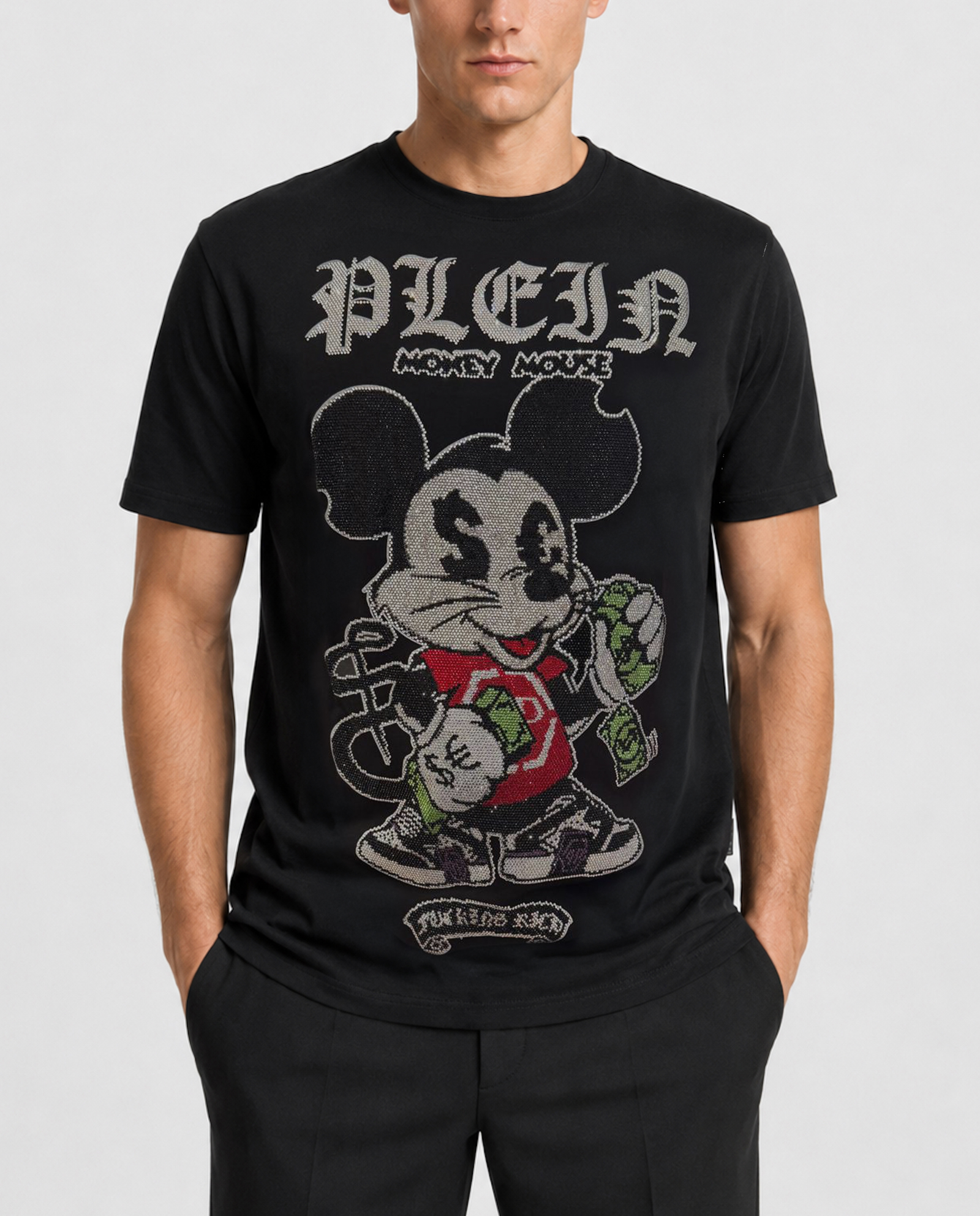 Czarny t-shirt Money Mouse - Image #1