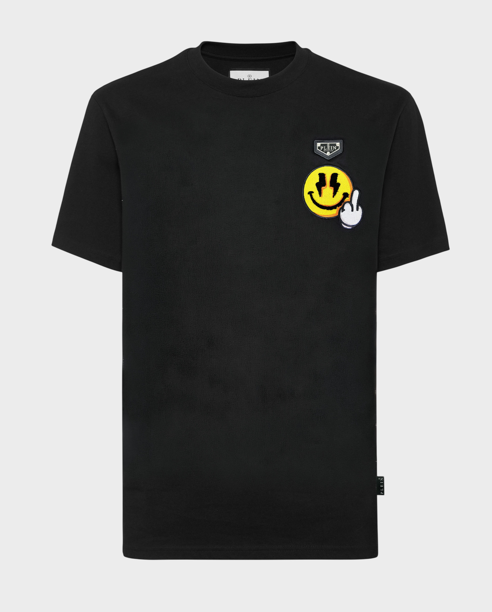Czarny t-shirt z grafiką - Image #0