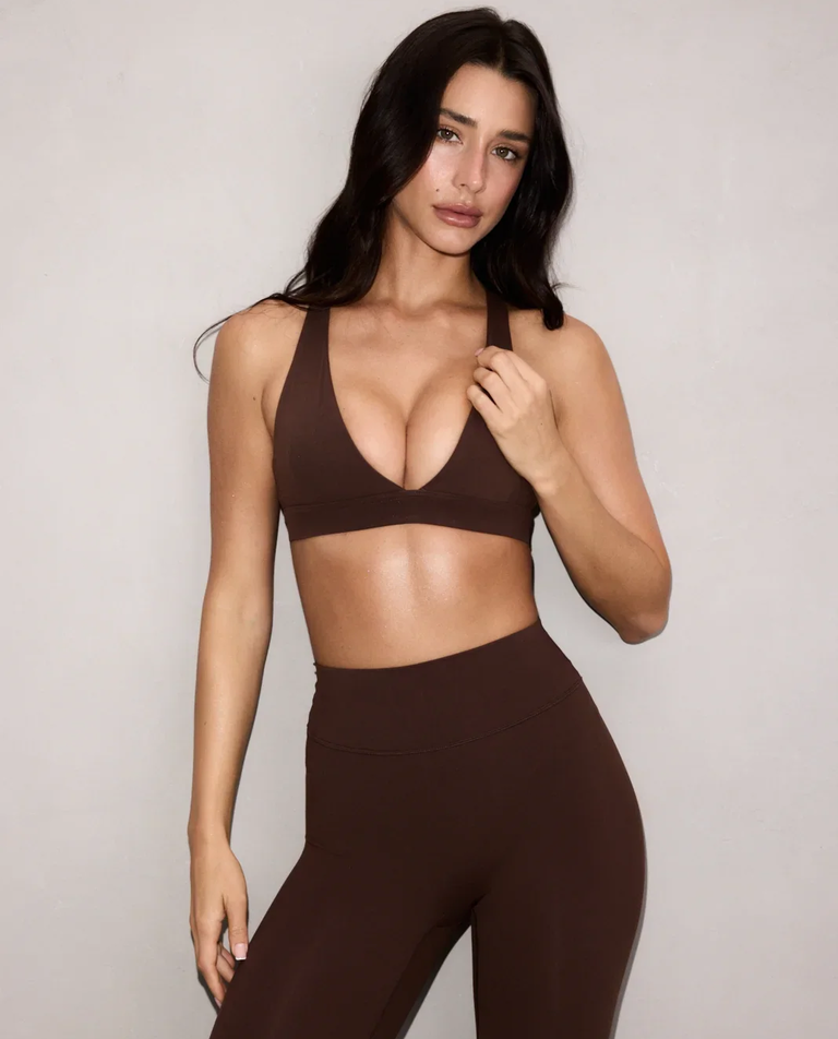 Brązowy biustonosz sportowy Lift Bra No. 1