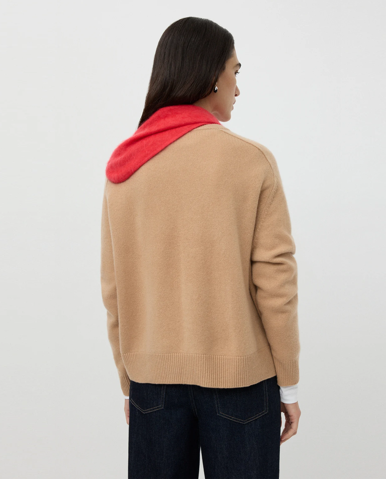 Kaszmirowy sweter z okrągłym dekoltem - Image #3