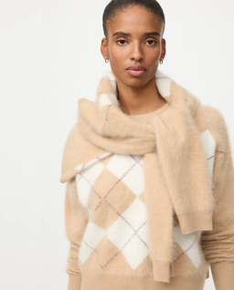 Kaszmirowy sweter w romby - Image #1