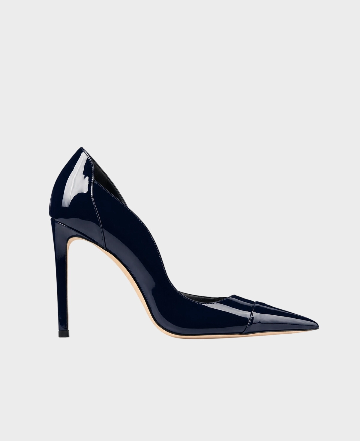 Granatowe czółenka Brigitte 100 Jimmy Choo
